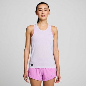 Camiseta Tirantes Saucony Stopwatch Mujer Moradas | COLOMBIA-PAXE