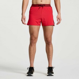 Short Saucony Outpace 3" Hombre Rojas | COLOMBIA-YIWG