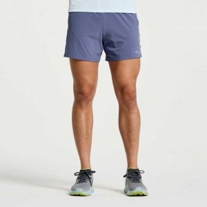 Short Saucony Outpace 5" Hombre Azules | COLOMBIA-ACDR