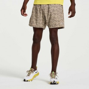 Short Saucony Outpace 5" Hombre Camuflaje | COLOMBIA-YWVU