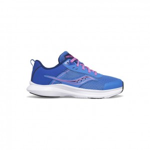 Tenis Saucony Axon 3 Niño Grande Azules | COLOMBIA-TGRE