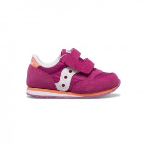 Tenis Saucony Baby Jazz Hook & Loop Niño Pequeño Fucsia | COLOMBIA-EYRG