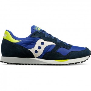 Tenis Saucony DXN Hombre Azules Blancas Verde Claro | COLOMBIA-GXJK