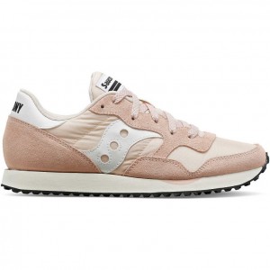 Tenis Saucony DXN Mujer Coral Blancas | COLOMBIA-DYST