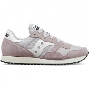 Tenis Saucony DXN Mujer Gris Rosas | COLOMBIA-DZCJ