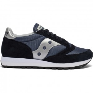 Tenis Saucony Jazz 81 Hombre Azul Marino Plateadas | COLOMBIA-PZCF