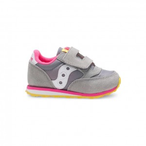 Tenis Saucony Jazz Hook & Loop Niño Grande Gris | COLOMBIA-INDM