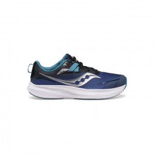 Tenis Saucony Ride 15 Niño Grande Azules | COLOMBIA-GYIQ