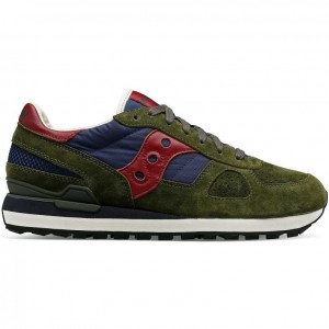 Tenis Saucony Shadow Original Premium Hombre Verde Oliva | COLOMBIA-FMIW