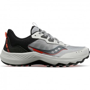 Tenis Trail Running Saucony Aura TR Hombre Gris | COLOMBIA-VYZB