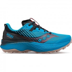 Tenis Trail Running Saucony Endorphin Edge Hombre Azules | COLOMBIA-KSBI