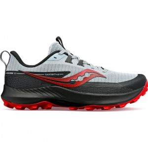 Tenis Trail Running Saucony Peregrine 13 Hombre Blancas Negras | COLOMBIA-YUEW