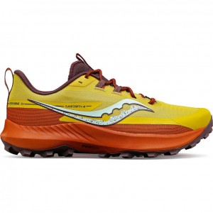 Tenis Trail Running Saucony Peregrine 13 Mujer Amarillo | COLOMBIA-OHET