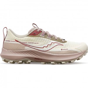 Tenis Trail Running Saucony Peregrine 13 GTX Mujer Blancas | COLOMBIA-ITDV