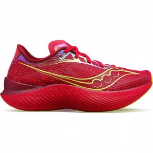 Tenis para Correr Saucony Endorphin Pro 3 Mujer Rojas | COLOMBIA-ZMHX