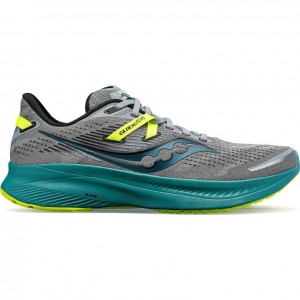 Tenis para Correr Saucony Guide 16 Hombre Gris Turquesa | COLOMBIA-RKET