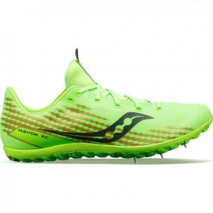 Tenis para Correr Saucony Havok XC 3 Planos Mujer Verde | COLOMBIA-SIPW