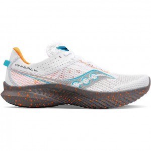 Tenis para Correr Saucony Kinvara 14 Hombre Blancas | COLOMBIA-FHXR