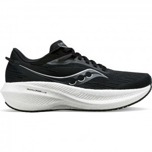 Tenis para Correr Saucony Triumph 21 Hombre Negras Blancas | COLOMBIA-FPYE