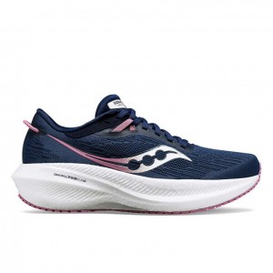 Tenis para Correr Saucony Triumph 21 Mujer Azul Marino | COLOMBIA-YABF