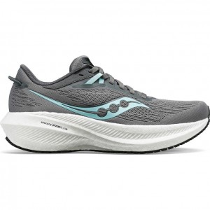 Tenis para Correr Saucony Triumph 21 Mujer Gris | COLOMBIA-JCFO