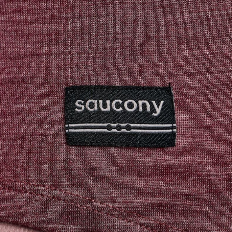 Camiseta Saucony Peregrine Merino Long Sleeve Mujer Rojas | COLOMBIA-XWLQ