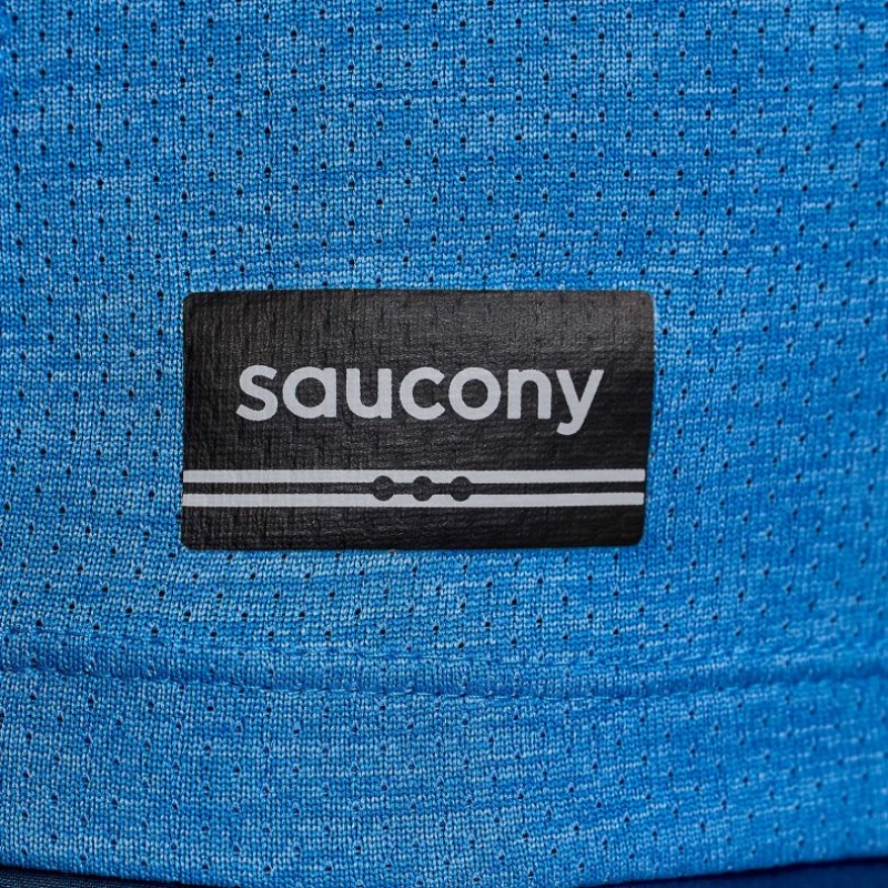 Camiseta Tirantes Saucony Stopwatch Mujer Azules | COLOMBIA-IQAX