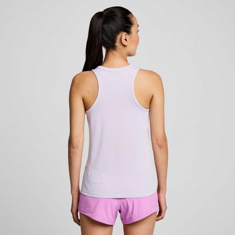 Camiseta Tirantes Saucony Stopwatch Mujer Moradas | COLOMBIA-PAXE