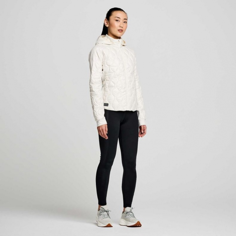 Chaqueta Saucony Solstice Oysterpuff Mujer Blancas | COLOMBIA-CEUZ