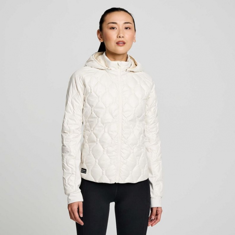 Chaqueta Saucony Solstice Oysterpuff Mujer Blancas | COLOMBIA-CEUZ