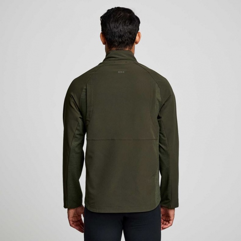 Chaqueta Saucony Triumph Hombre Verde Oliva | COLOMBIA-PDUM