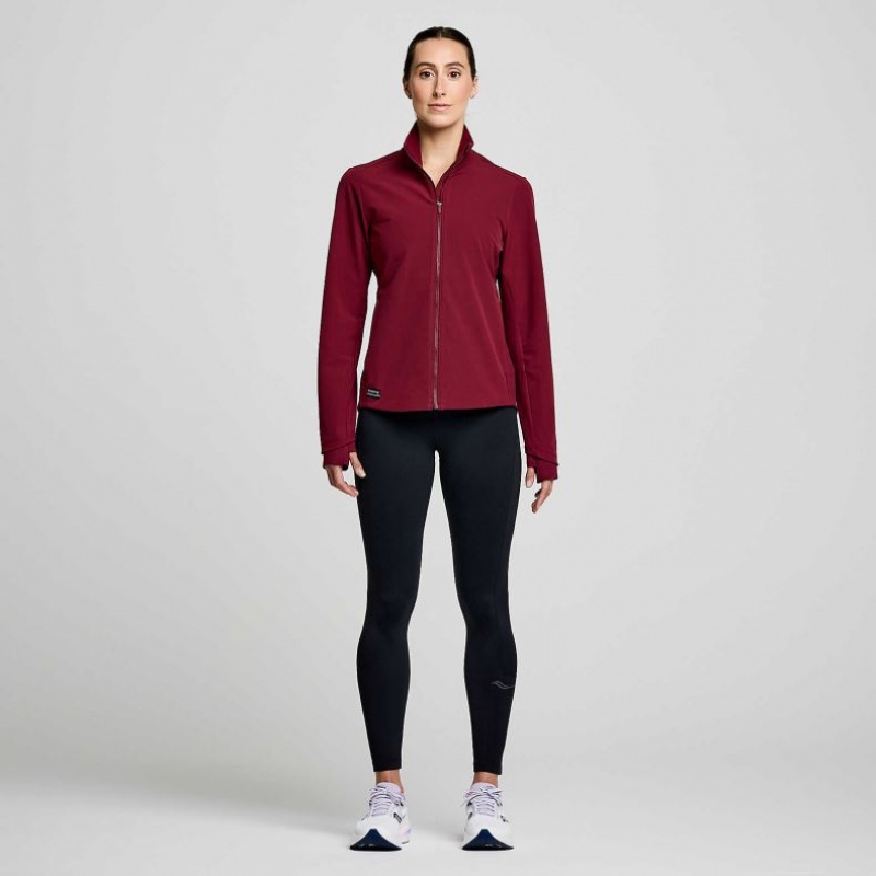 Chaqueta Saucony Triumph Mujer Burdeos | COLOMBIA-UIPS