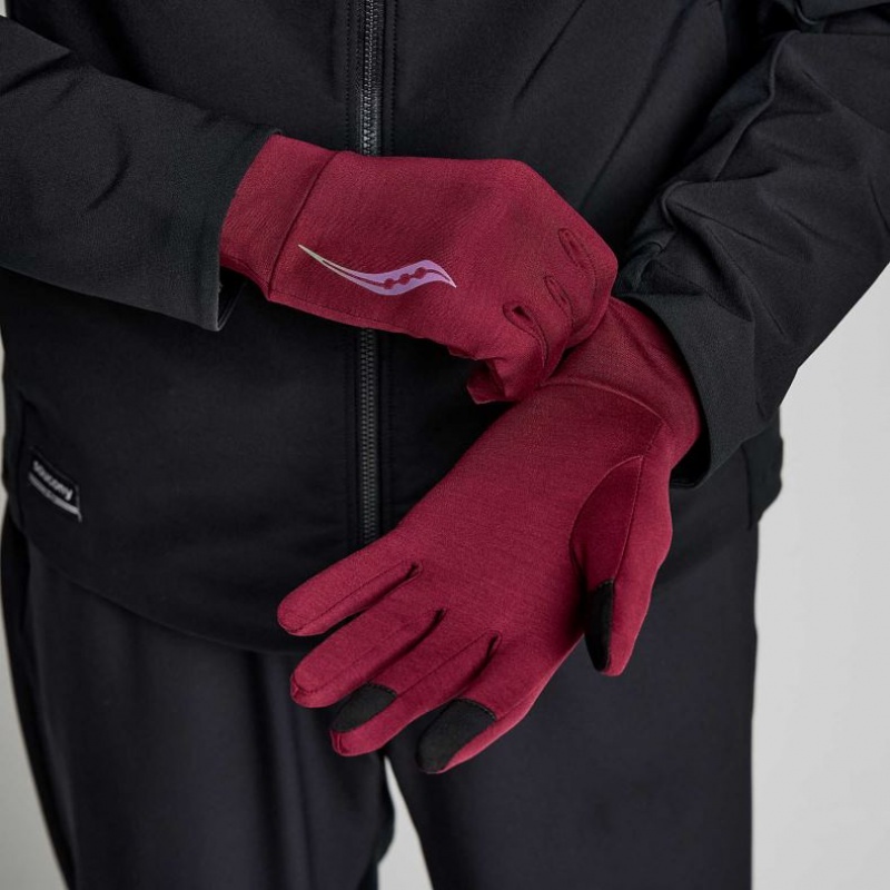 Guantes Saucony Solstice Hombre Rojas | COLOMBIA-BSPD