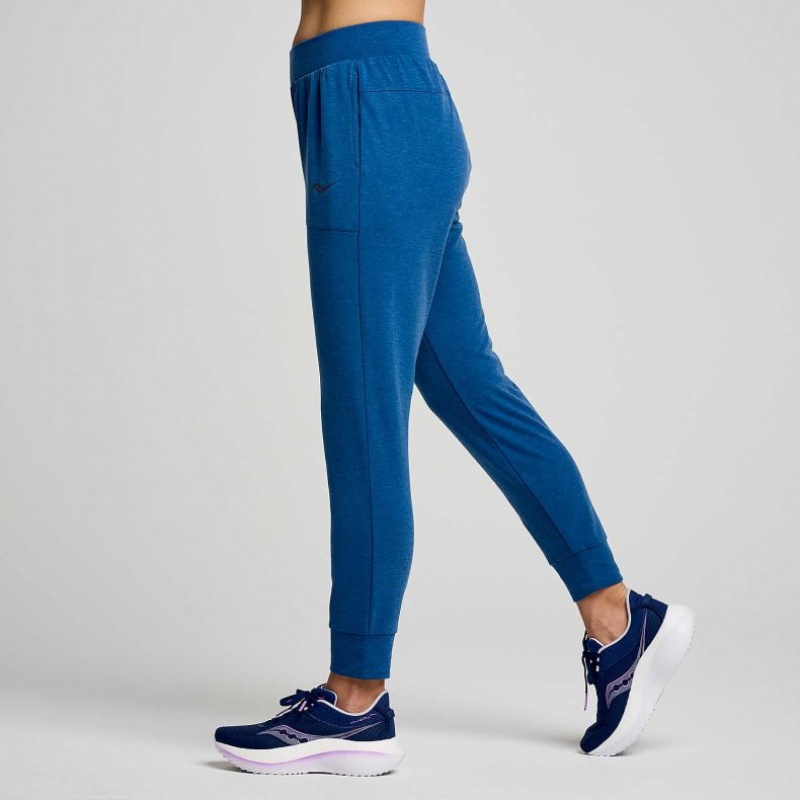 Pantalones Jogger Saucony Boston Mujer Indigo | COLOMBIA-OKIQ