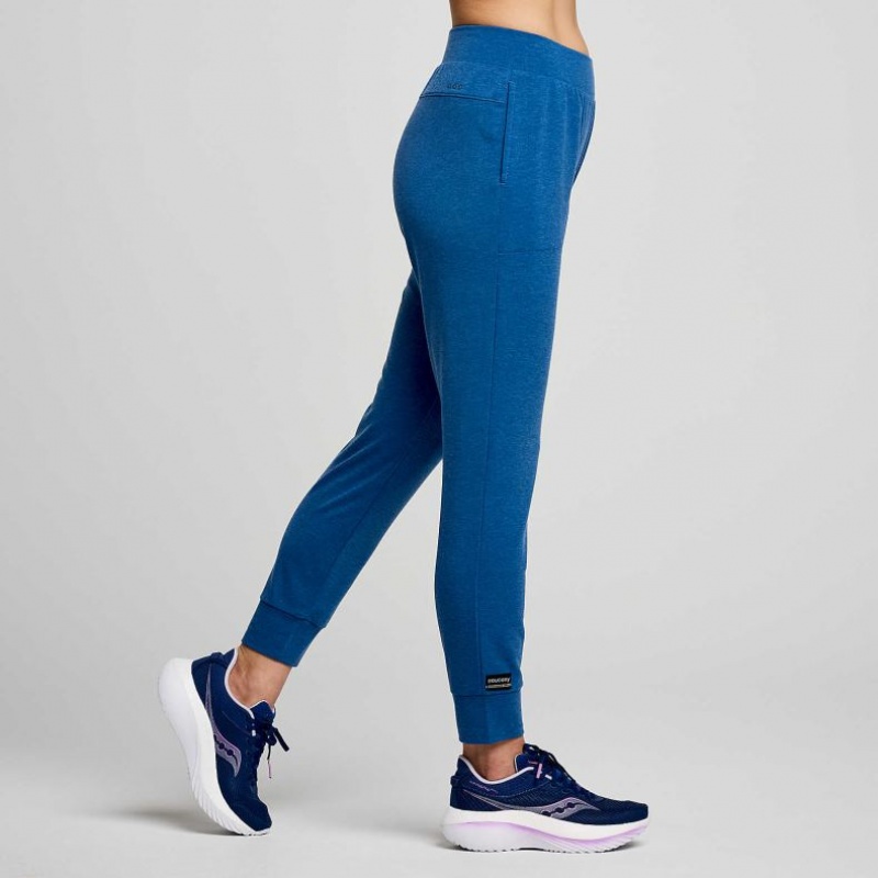 Pantalones Jogger Saucony Boston Mujer Indigo | COLOMBIA-OKIQ