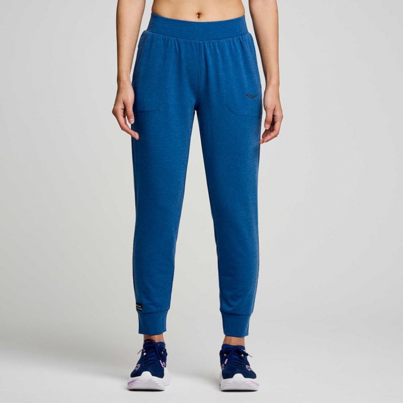 Pantalones Jogger Saucony Boston Mujer Indigo | COLOMBIA-OKIQ