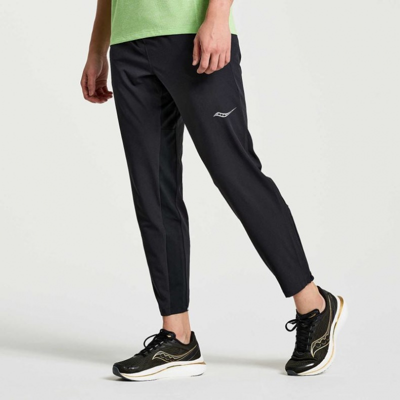 Pantalones Jogger Saucony Boston Woven Hombre Negras | COLOMBIA-ROJL