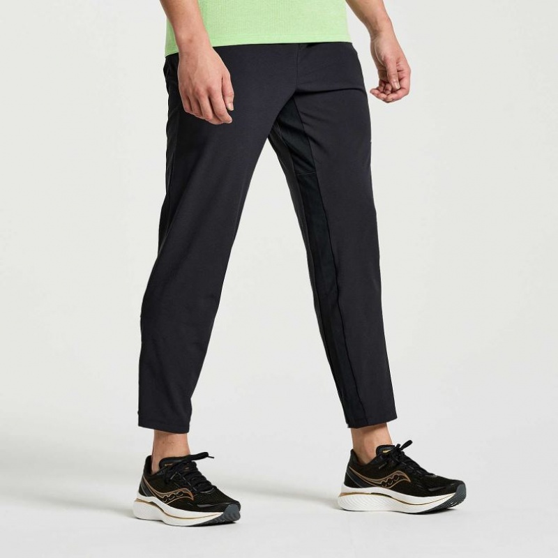 Pantalones Jogger Saucony Boston Woven Hombre Negras | COLOMBIA-ROJL