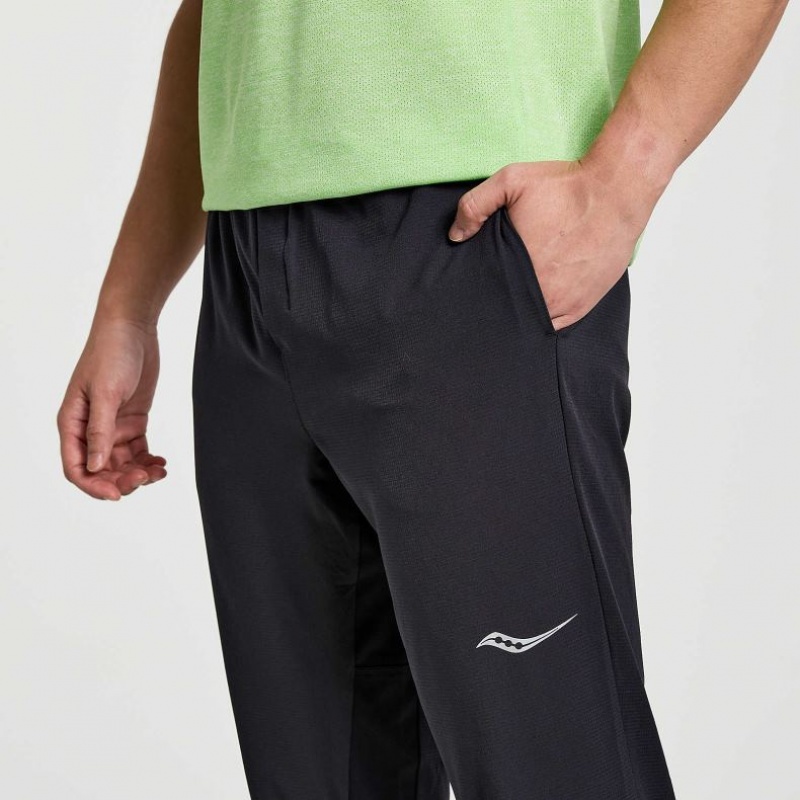 Pantalones Jogger Saucony Boston Woven Hombre Negras | COLOMBIA-ROJL