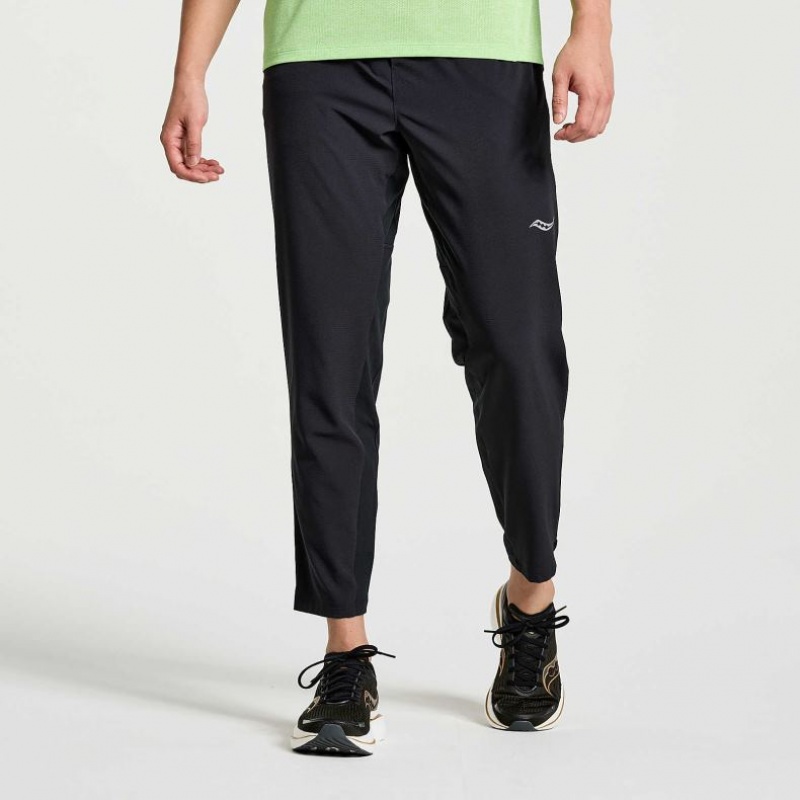 Pantalones Jogger Saucony Boston Woven Hombre Negras | COLOMBIA-ROJL