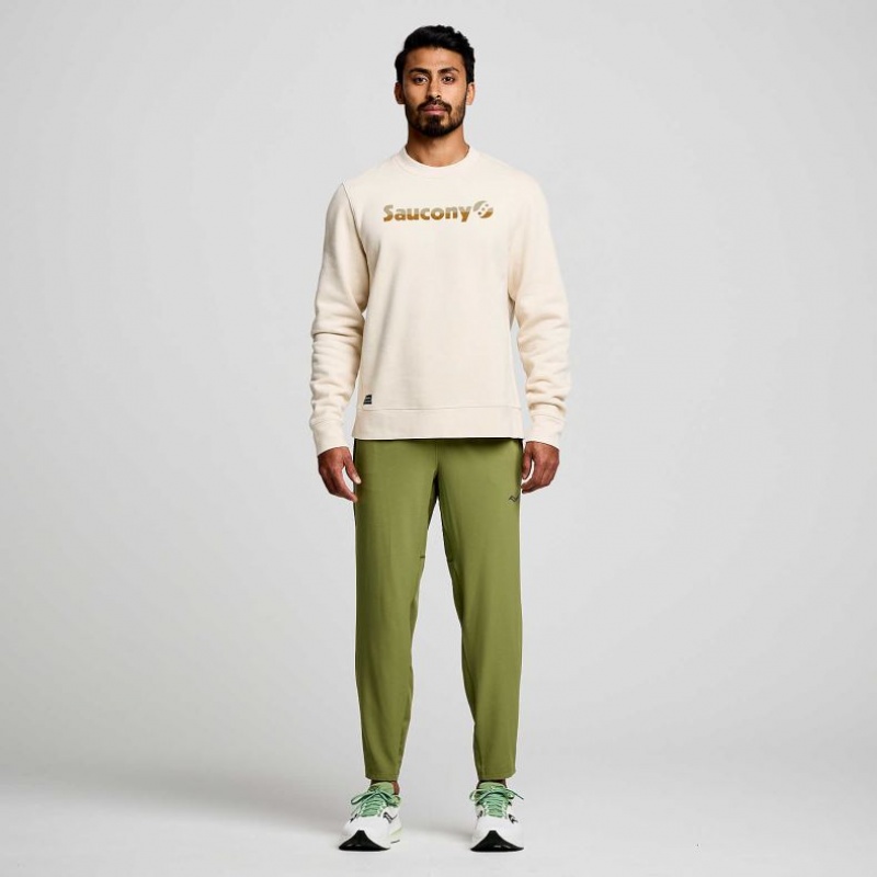 Pantalones Jogger Saucony Boston Woven Hombre Verde Oliva | COLOMBIA-PMIG