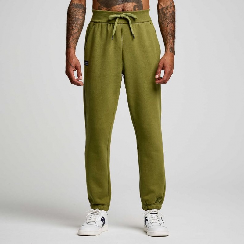 Pantalones Jogger Saucony Recovery Hombre Verde Oliva | COLOMBIA-AEVN