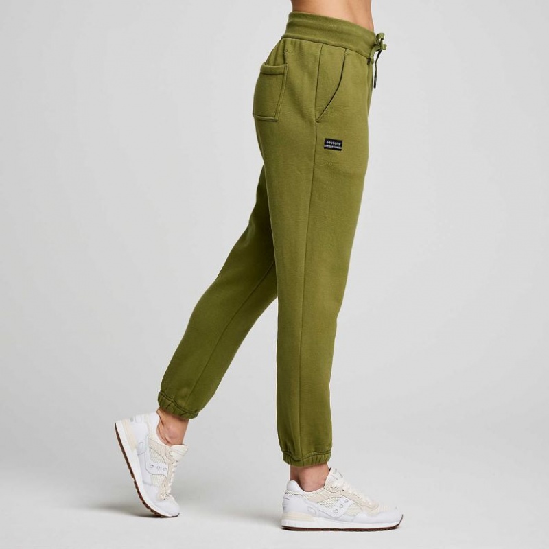 Pantalones Jogger Saucony Recovery Hombre Verde Oliva | COLOMBIA-AEVN