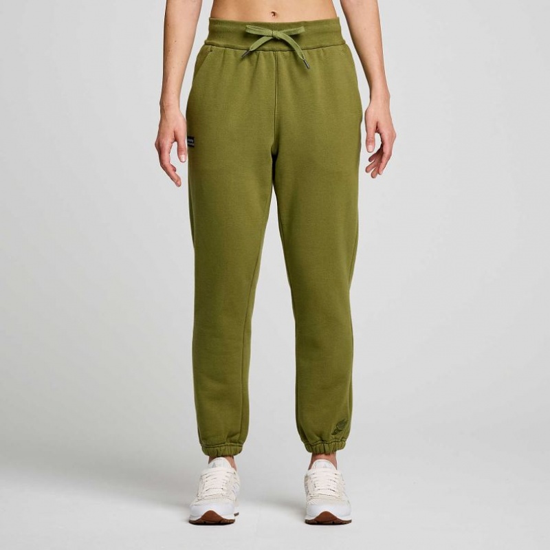 Pantalones Jogger Saucony Recovery Hombre Verde Oliva | COLOMBIA-AEVN