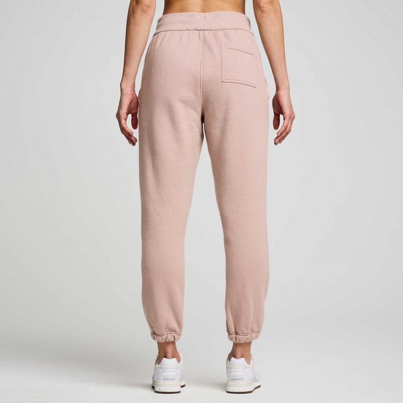 Pantalones Jogger Saucony Recovery Mujer Rosas | COLOMBIA-PGHV