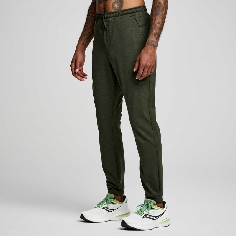 Pantalones Jogger Saucony Solstice Hombre Verde Oliva | COLOMBIA-AWBI