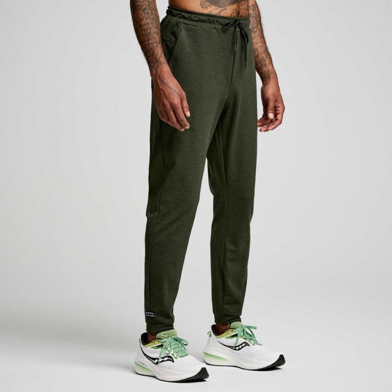 Pantalones Jogger Saucony Solstice Hombre Verde Oliva | COLOMBIA-AWBI