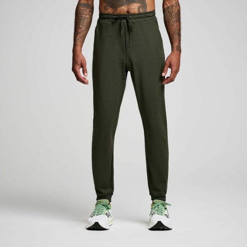 Pantalones Jogger Saucony Solstice Hombre Verde Oliva | COLOMBIA-AWBI