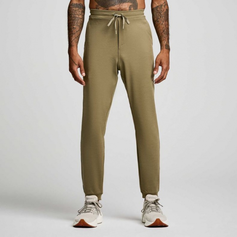 Pantalones Jogger Saucony Solstice Hombre Verde Oliva | COLOMBIA-WEDM