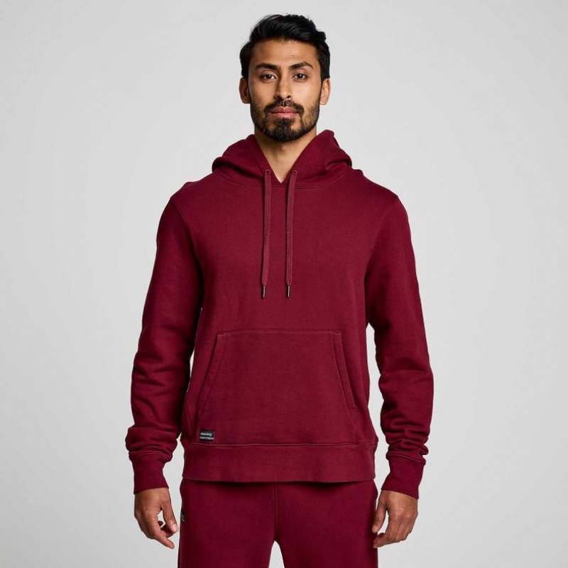 Sudadera con Capucha Saucony Recovery Hombre Rojas | COLOMBIA-IXDS